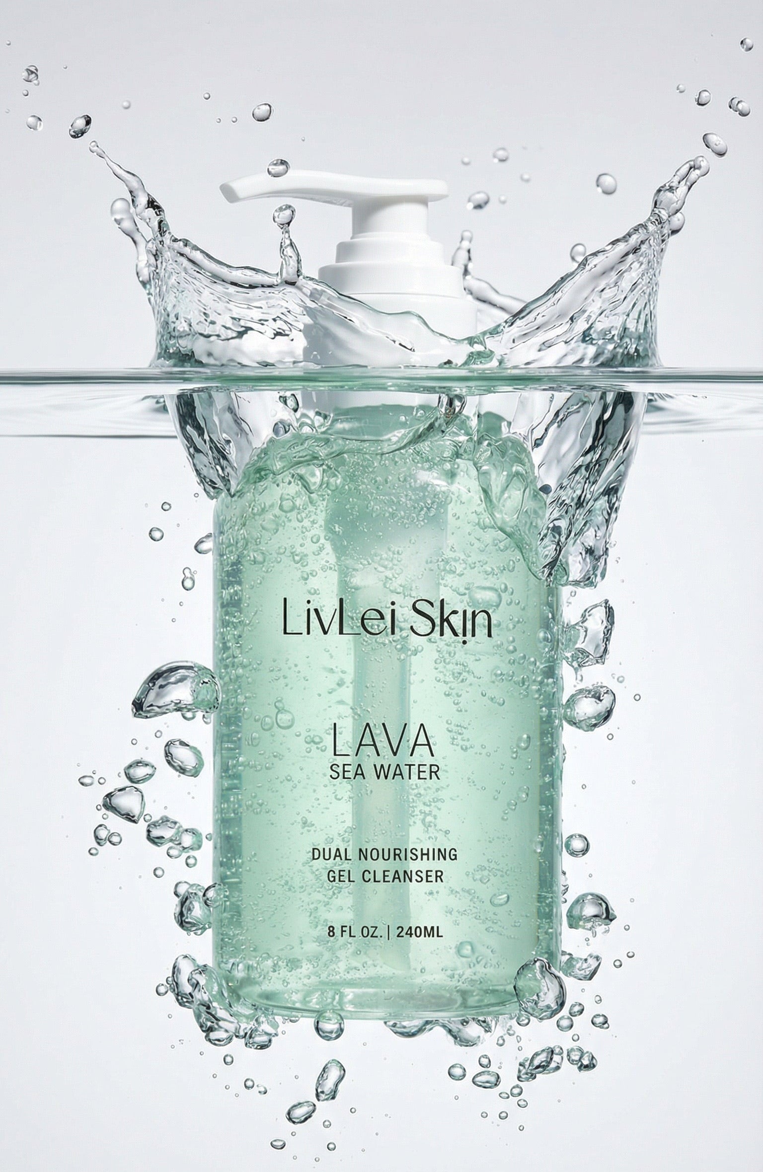Lava Sea Water Dual Nourishing Gel Cleanser – LivLei Skin